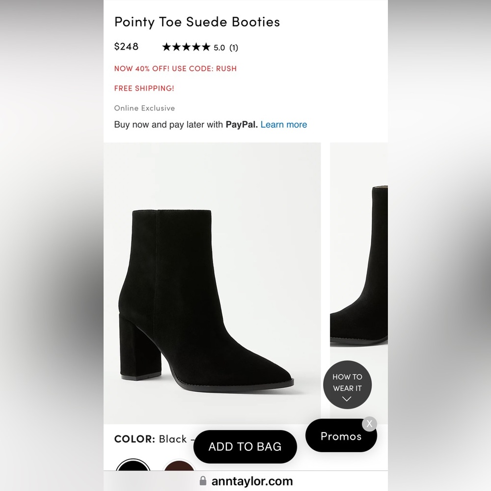 Ann Taylor Booties